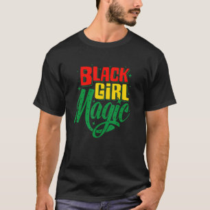 T-shirt Cool Black Girl Magic Black African American Histo