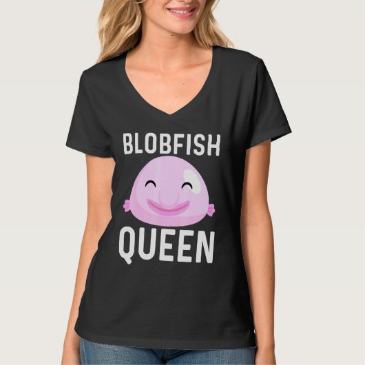 T-shirt Cool Blobfish Pour Femmes Maman Pêcheurs Poisson M (Devant)
