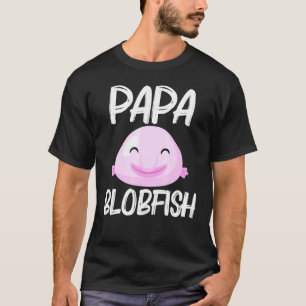 T-shirt Cool Blobfish pour hommes Papa Pêcheurs Poisson An