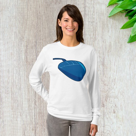 T-shirt Cool Blue Computer Mouse Tech