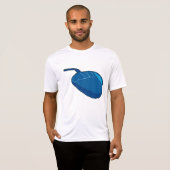 T-shirt Cool Blue Computer Mouse Tech (Devant entier)