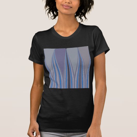 T-shirt Cool Blue Seamless Design (Devant)
