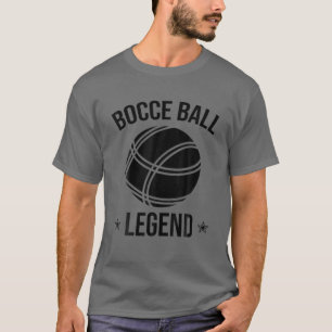 T-shirt Cool Bocce Ball Legend Cadeau   Funny Pelouse Bowl
