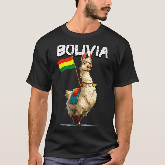 T-shirt Cool Bolivian Llama Costume For Bolivia Lovers (Devant)