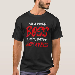 T-shirt Cool Boss Day Employé Appréciation Office Tee for