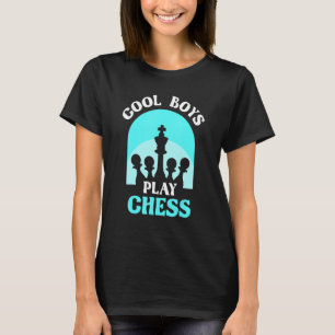 T-shirt Cool Boys Jouer Échecs Papa Joueur Hobby Match Fat