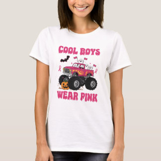 T-shirt Cool Boys Wear Pink Monster Truck Tee