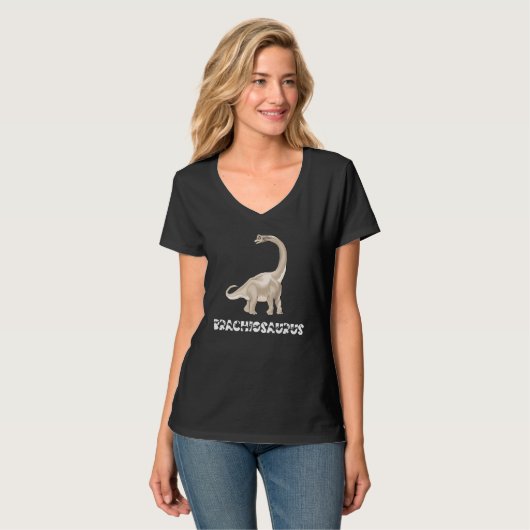T-shirt Cool Brachiosaurus Dinosaur Dino Saurus Reptile He (Devant entier)