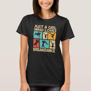 T-shirt Cool Breakdance Pour Filles Femmes Breakdancer Bre