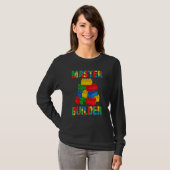 T-shirt Cool Brick Master Builder Bâtiments Blocs Hommes G (Devant entier)