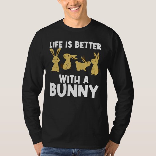 T-shirt Cool Bunny Art Pour Hommes Femmes Rabbit Jersey Wo (Devant)