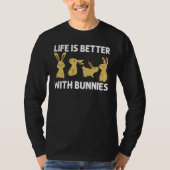 T-shirt Cool Bunny Art Pour Hommes Femmes Rabbit Jersey Wo (Devant)