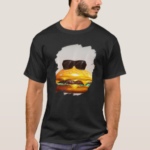 T-shirt Cool Burger Fries Chilling Fast Food Foodie Burnin