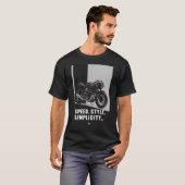 T-shirt Cool Café Racer (Devant entier)