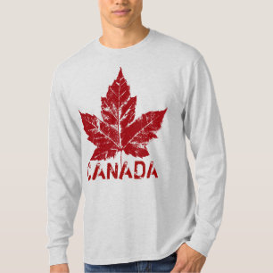 T-shirt Cool Canada Chemise Rétro Maple Leaf Souvenir