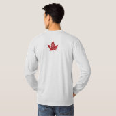 T-shirt Cool Canada Chemise Rétro Maple Leaf Souvenir (Dos entier)