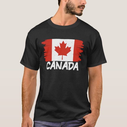 T-shirt Cool Canada Flag (Devant)