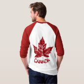 T-shirt Cool Canada Jersey Retro Maple Leaf Souvenir (Dos entier)