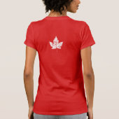 T-shirt cool Canada Souvenir de feuille d'érable r (Dos)