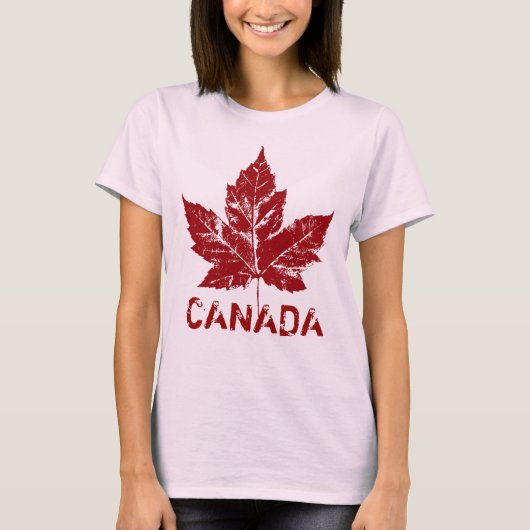 T-shirt cool Canada Souvenir de feuille d'érable r (Devant)