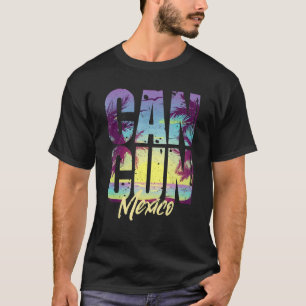 T-shirt Cool Cancun Hommes Femmes Mexique Vacances Souveni