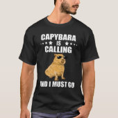 T-shirt Cool Capybara Capybara Rodent Animal Capybara Cal (Devant)