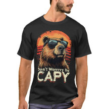 Cool Capybara Ne vous inquiétez pas être capy Drôl
