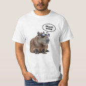 T-shirt Cool Capybara Photo Lunettes de soleil-Portant Cap (Devant)