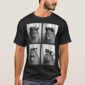 T-shirt Cool Capybara With Sungles Photobooth Funny Rodent (Devant)