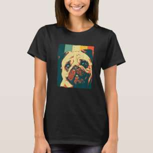 T-shirt Cool Carlin Black Carlin Chien Vintage 80s 90s