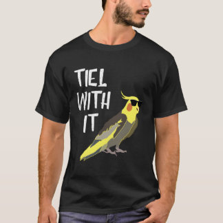 T-shirt Cool Carrelage Cockatiel Avec Il Drôle Lunettes de