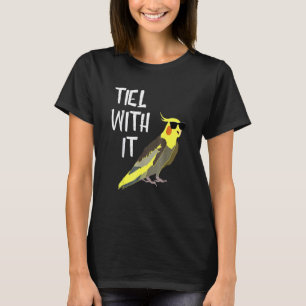 T-shirt Cool Carrelage Cockatiel Avec Il Lunettes De Solei
