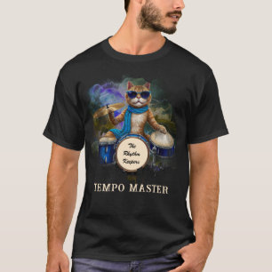 T-shirt *~* Cool Cat DRUMMER AP91 Percussionniste Hip