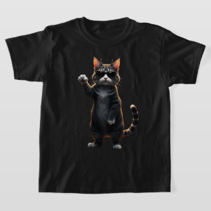 T-shirt Cool Cat Rock Dancer Tee   Drôle animal musique ca
