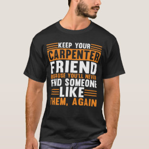 T-shirt Cool charpentier menuiserie menuiserie menuiserie 