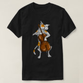 T-shirt Cool Chat Jouer Cello Funny Kitten Instrument Pl (Design devant)