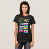 T-shirt Cool Check Out My 6 Pack  Sarcastic Music Cool Des (Devant entier)