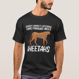 T-shirt Cool Cheetah Design Pour Hommes Femmes Chat Animal