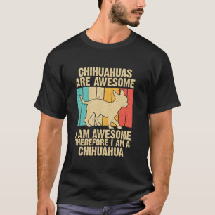 T-shirt Cool Chihuahua Pour Hommes Femmes 80's Poetteur de