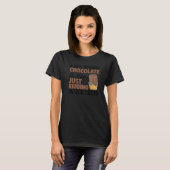 T-shirt Cool Chocolate For Men Women Dark Chocolate Candy (Devant entier)
