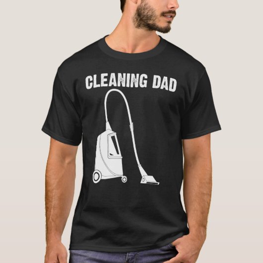 T-shirt Cool Cleaner Art Pour Papa Papa Nettoyant Outils (Devant)