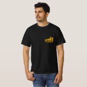 T-shirt Cool Code Barre Conception Meilleur Skieur Sur La  (Devant entier)