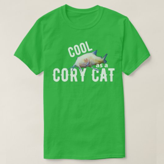 T-SHIRT COOL COMME CHAT CORY (Design devant)