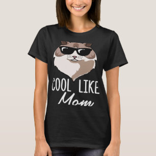 T-shirt Cool comme Mama Ragdoll Chat Maman Noël