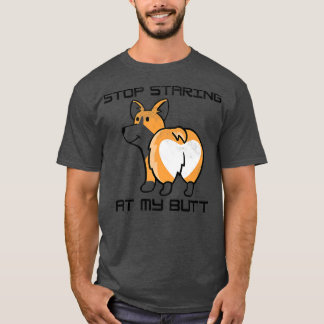 T-shirt Cool Corgis Puppy Lovers Funny Stop Staring At My 