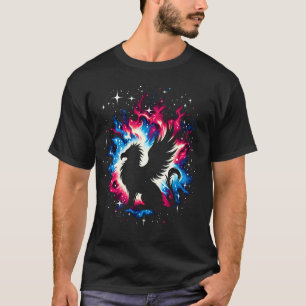 T-shirt Cool Cosmic Griffin Galaxy Graphic Space Art