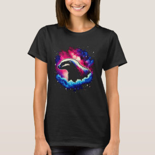 T-shirt Cool Cosmic Honey Badger Galaxy Graphic Space Art