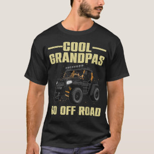 T-shirt Cool Côté À Côté Pour Grand-Père Papa SxS Hors Rou