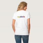 T-shirt cool country flag customize women's Venezuelan 4 (Dos entier)