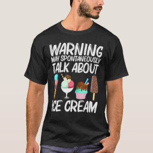 T-shirt Cool Crème Glace Art Pour Hommes Femmes Gelato Con